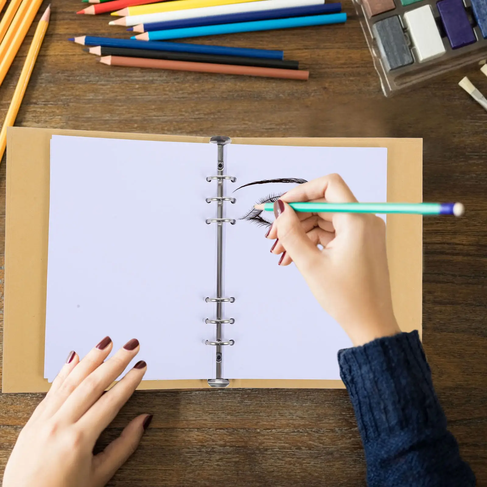 1set-travel-notebook-blank-notepad-high-quality-kraft-paper-portable-daily-planner-for-students-teachers-artists-journaling