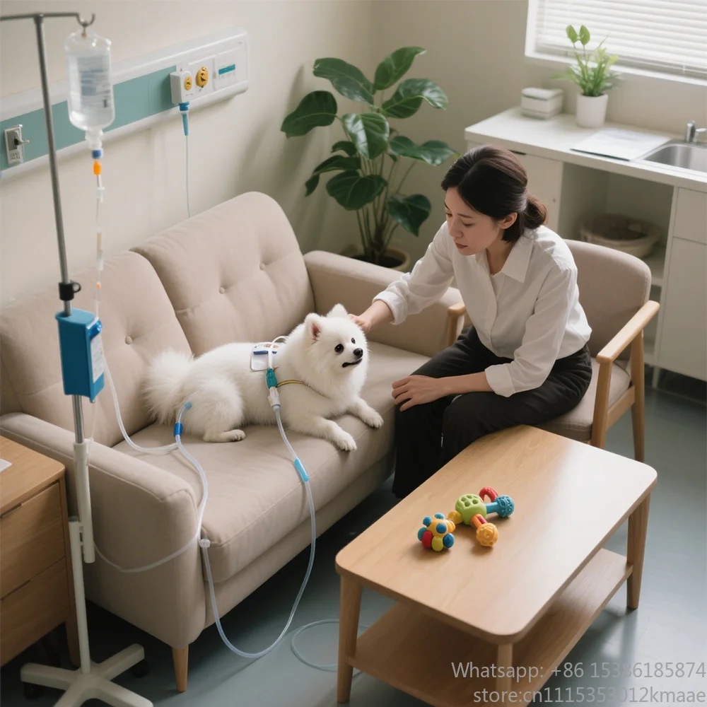 Disposable Animal Infusion Set with Screw Mouth Connector – Extended Drip Injection Hose for Veterinary Use