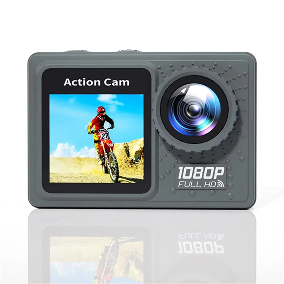 

2025+WiFi Action Camera 1080P 30FPS Exercise Video Recorder 120° Wide Angle Underwater Camera with Accessories Kit