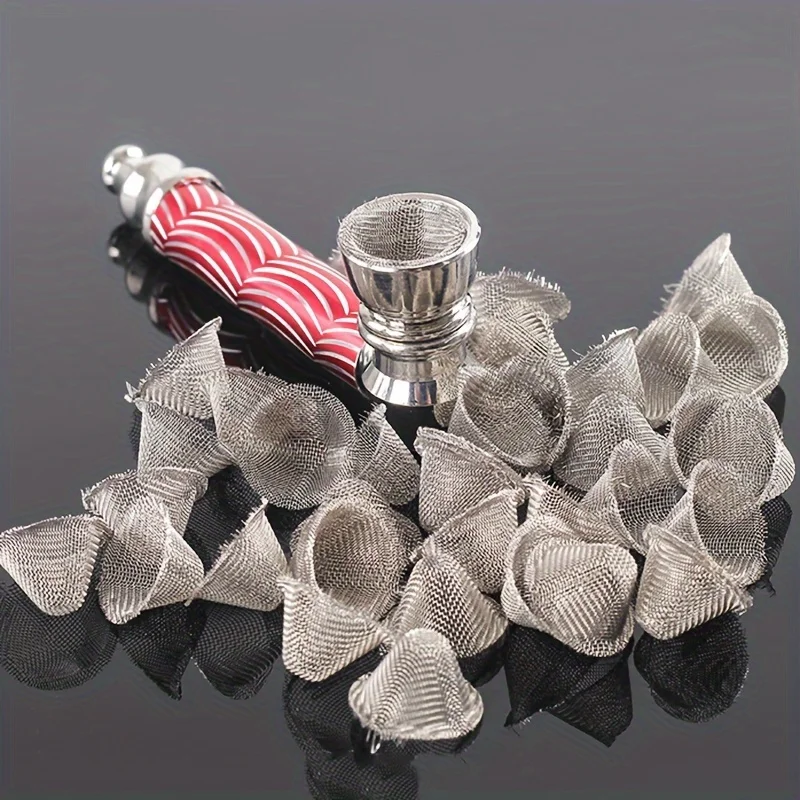 Stainless Steel Smoking Tube Screens, Metal Screens for Smoking Fliter, Smoking Tube Filter Screens, Tube Cap Filter Mesh