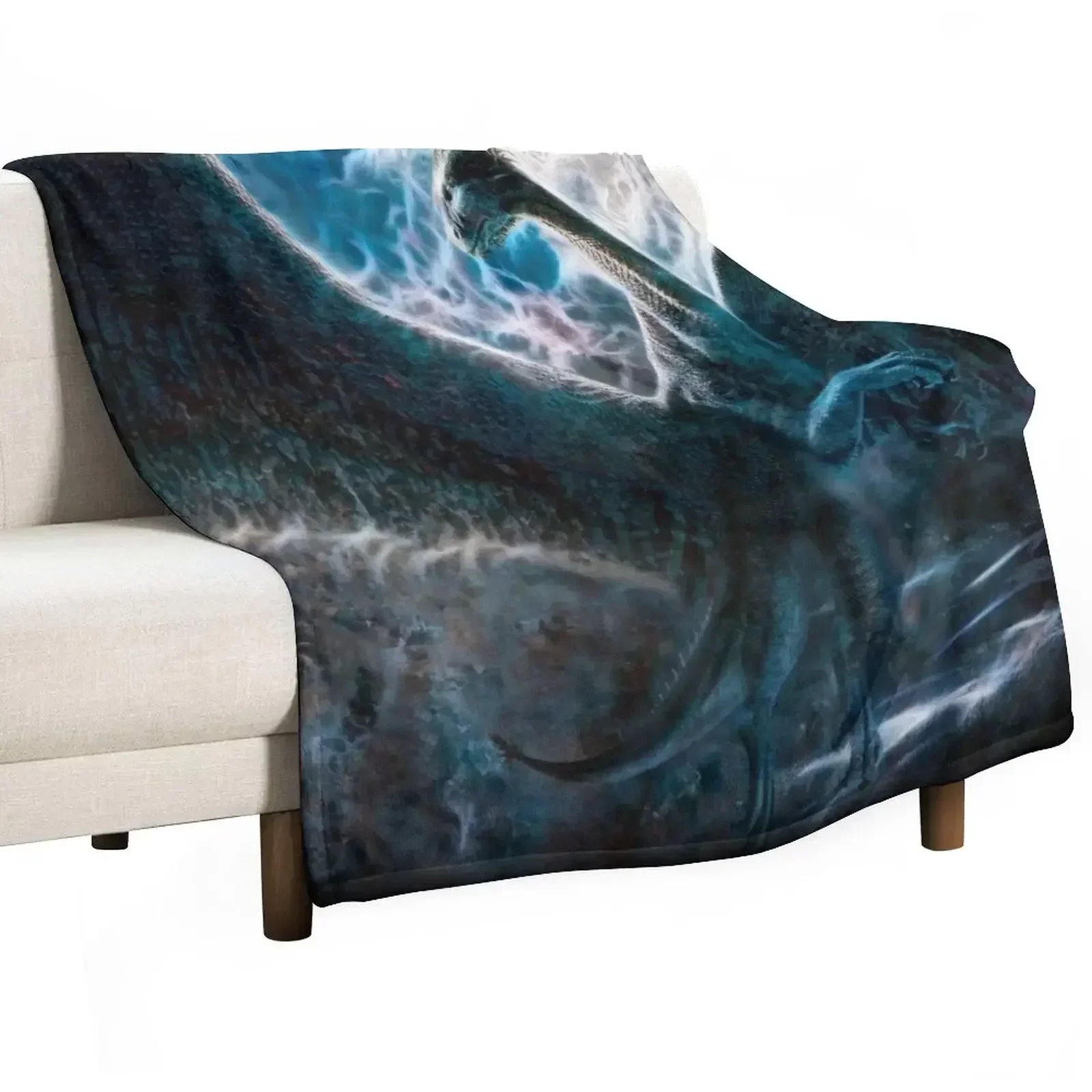 

Saphira The Dragon From The Hit Eragon Movie Throw Blanket Warm Accent Blanket for Living Room Decoration