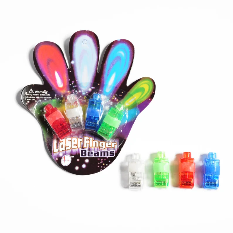 20PCS Luminous finger light, ring light, colorful flashing LED laser light toy