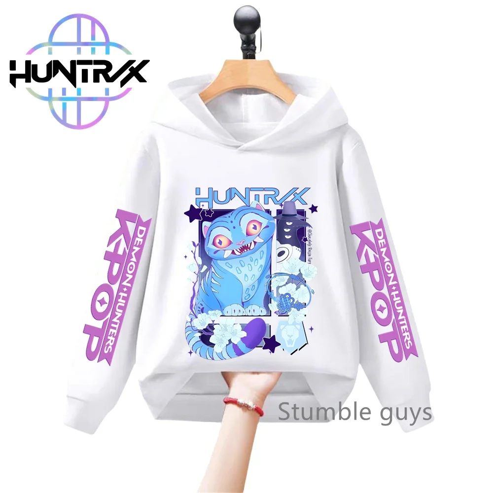 الخريف KPop شيطان الصيادين الاطفال هوديي طويلة الأكمام البلوز أنيمي الكرتون الفتيان ملابس الفتيات العصرية 2026 جديد #1