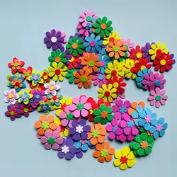 JoyWorld EVA Foam Flower Craft 3D Wall Door Decoration Kindergarten School Classroom decorative wall stickers Adhesive backing