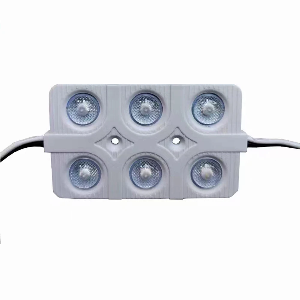 500pcs High Voltage 110/220V SMD 2835 Waterproof LED Module (6 LEDs, White Light, 6W,L85xW50xH15mm) for Signage