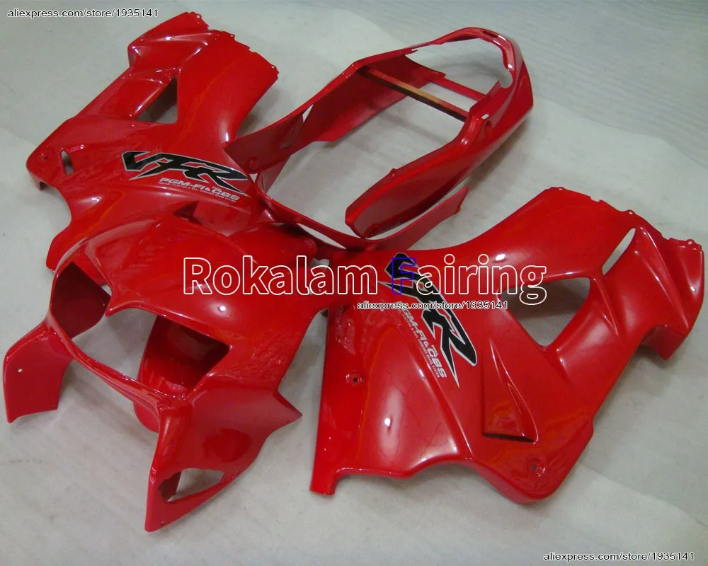 Motorbike Kit For Honda VFR800 98 99 00 01 VFR 800 VFR800RR 1998 1999 2000 2001 VFR 800RR Whole Red Motorcycle Fairing