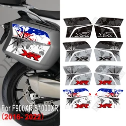 Motocicleta Tronco Tanque Pad Decalques, Malas de Bagagem, Panniers Adesivos, BMW F900, S1000 XR, 2016-2020, 2021, 2022