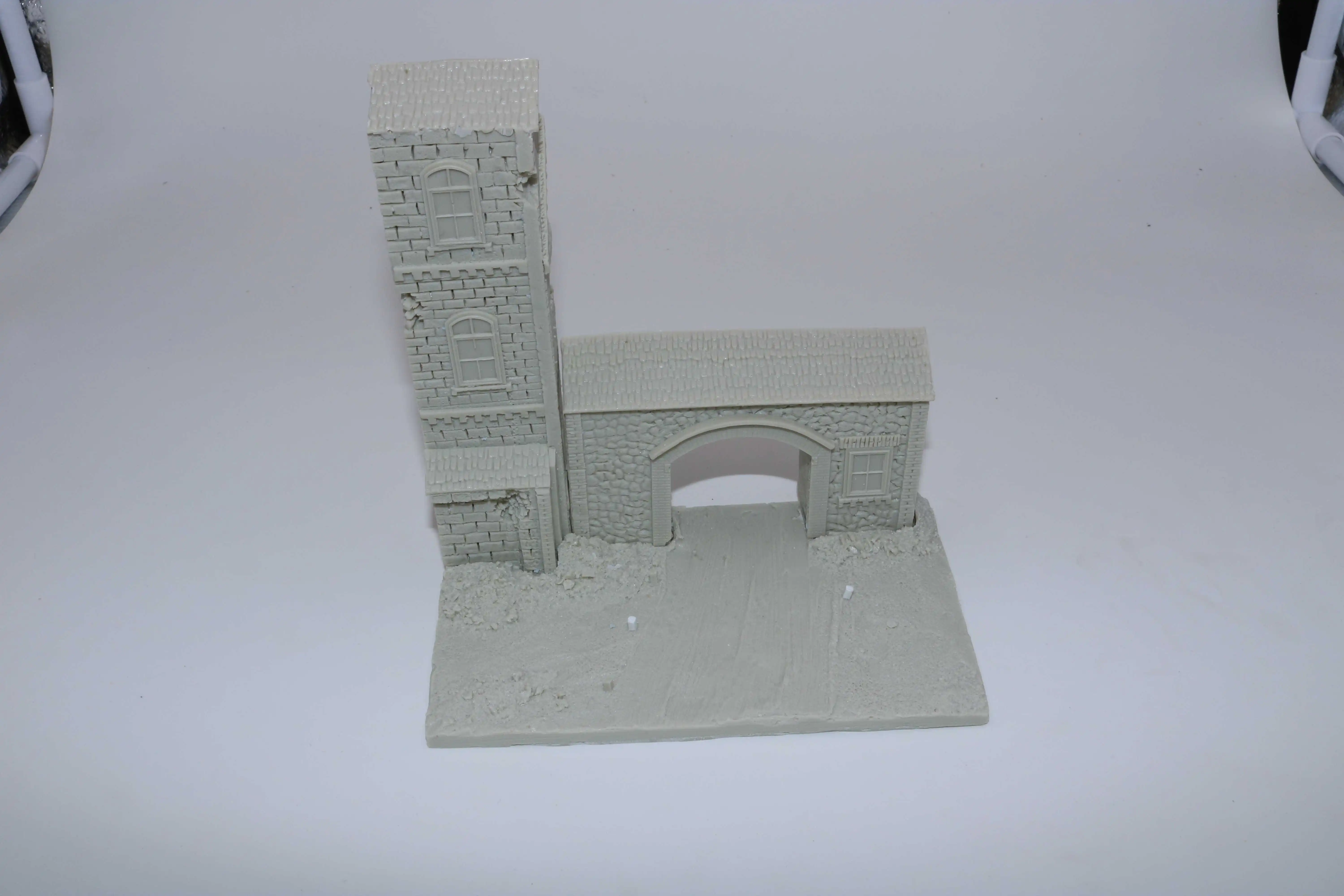 Floor of 1 / 72 High-rise Building Entrance Scene, Resin Material, Plain Body