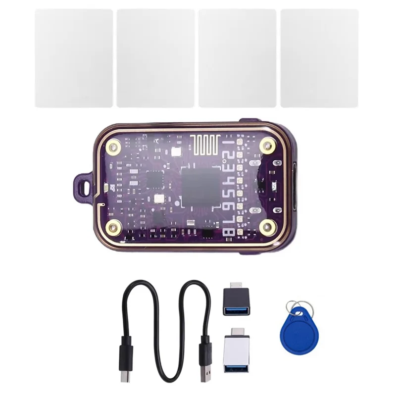 SCLS RFID スマートチップリーダースマートカードエミュレータ EM125KHZ IC 13.56Mhz バッジ RFID デュプリケーターリードライターサポート Bluetooth
