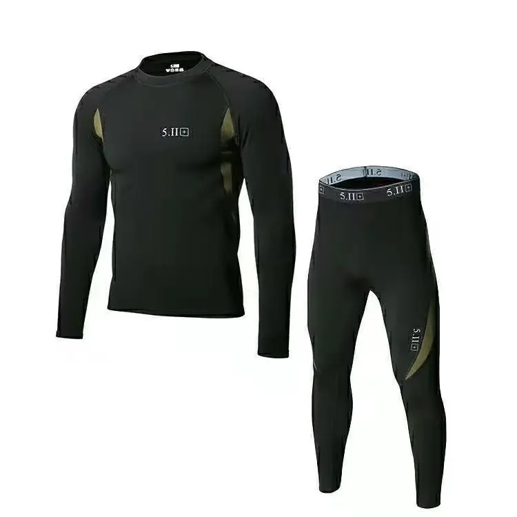 Outdoor Sports Thermal Intimates Set Men's Velvet Thermal Intimates Autumn Clothes Autumn Trousers Cold-Proof Warm Suit