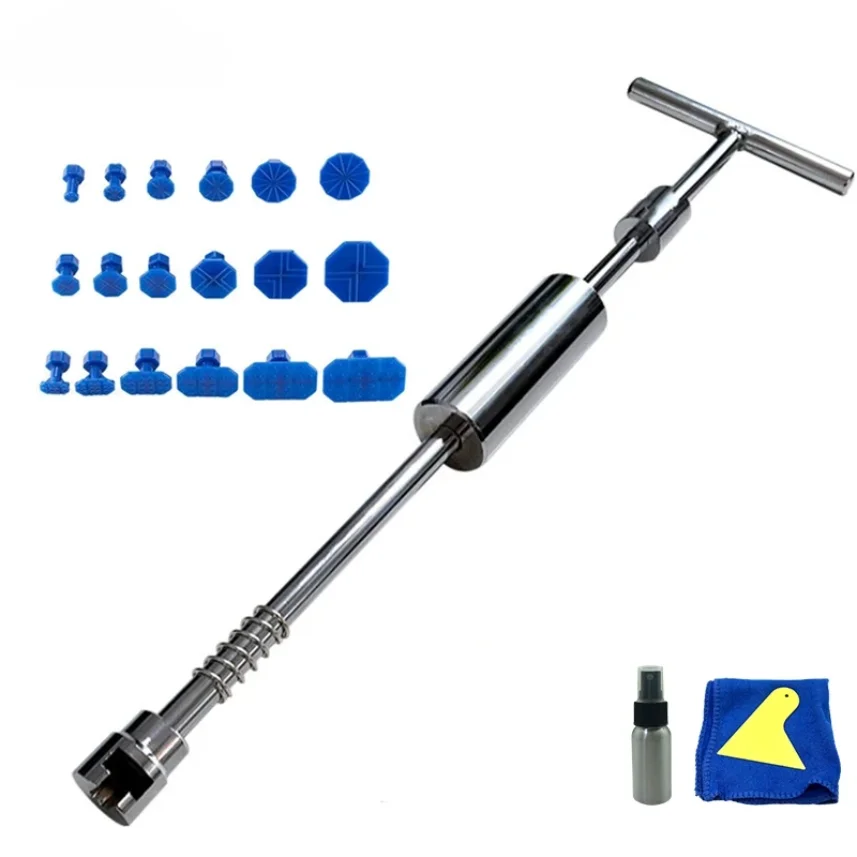 

Car Tools Car Body Dent Puller Removal Tools Metal Reverse Hammer Suction Cup Auto Dent Paintless Repair Extractor Garage Tools
