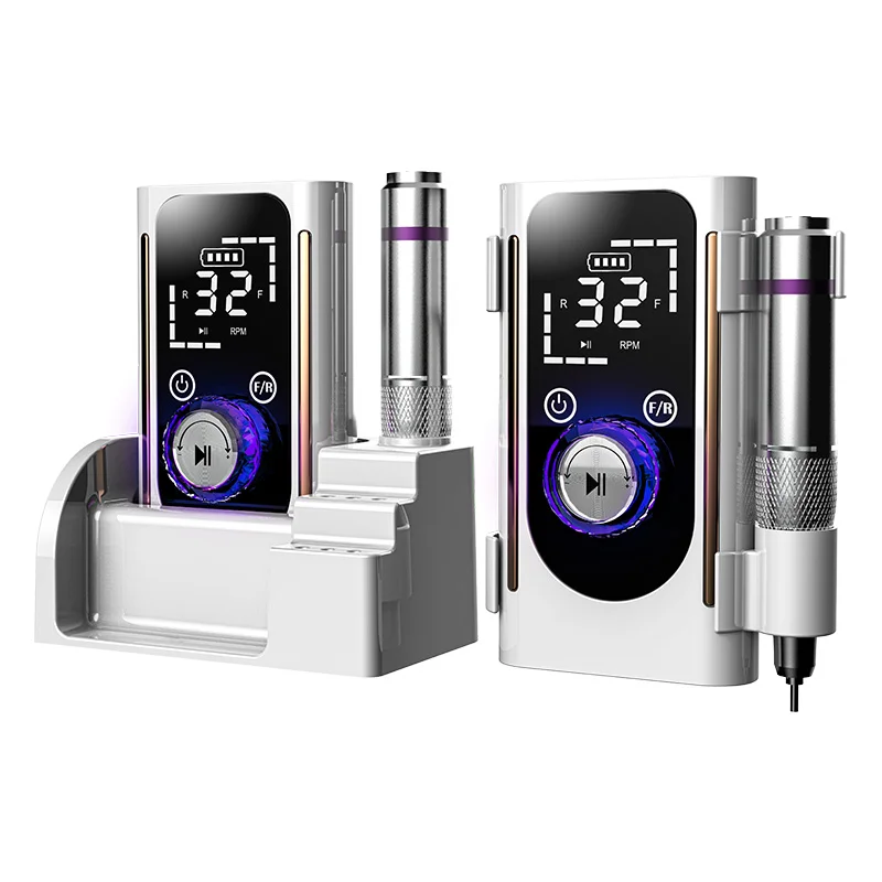 Professional Portable Rechargeable 45000Rpm Cordless Nail Drill Salon Manicure Polishing Nail Art Tool Set