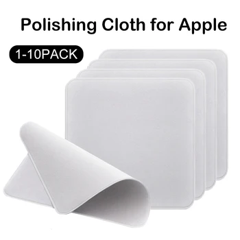 1-10 pçs panos de polimento universais para apple telefone ipad tela lente da câmera polonês limpar pano de limpeza de óculos pano de microfibra