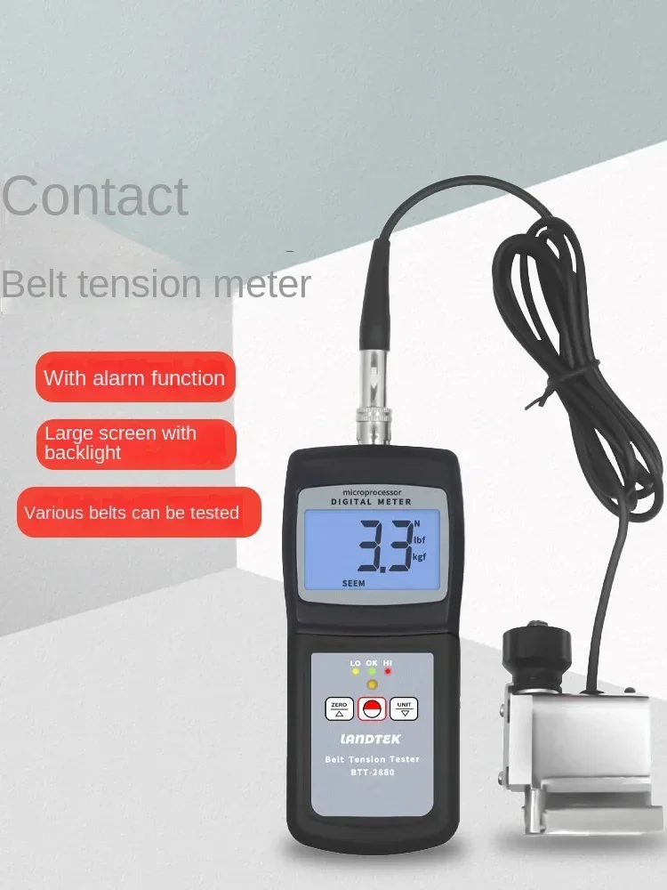 BTT2880 belt tension meter synchronous belt V-belt tension tester belt tension meter