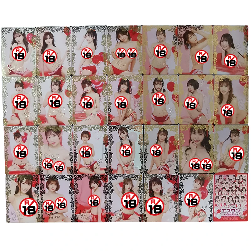 In Stock 28Pcs/set S1 Hoshimiya Ichika Rion Eibui Jyoyuu Mikami Yua Kawakita Saika Yamate Ria Anzai Rara Game Collection Cards