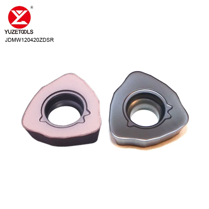 YUZE CNC เครื่องมือ JDMW140520ZDS JDMW140520SR เดี่ยวเครื่องตัดคาร์ไบด์ Fast Forward To มิลลิ่งแทรกสแตนเลสเหล็กหล่อ10P
