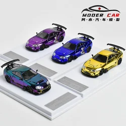 LMLF 1:64 Supra A80 Z Electroplate Diecast Model Car