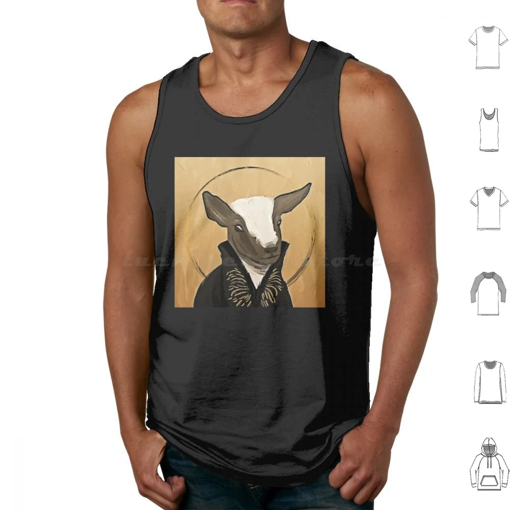 Sankt Milo-Shadow And Bone Goat Tank Tops Vest Sleeveless Sankt Milo Shadow And Bone Milo Kaz Brekker Goat Kaz Brekker With