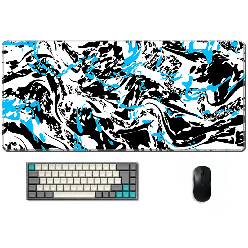 90x40 Large Mousepad Anime Liquid Splash Mause Pad Office Accessories Gamer Keyboard Mat Big Mouse Pad 900x400 Game Table Kawaii