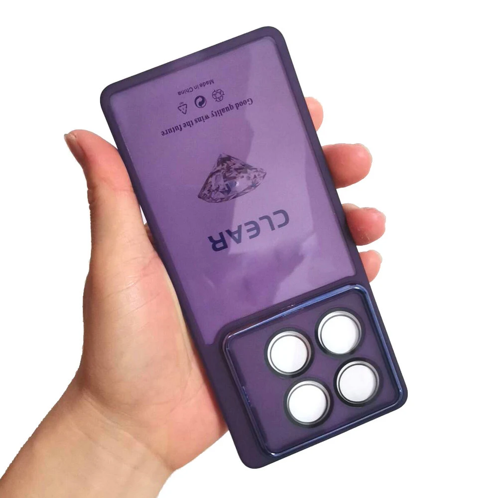 حافظة لهاتف Poco F6 Pro مطلية بالكروم، حافظة جل TPU ملونة لهاتف Redmi K70 Pro Redmi Turbo 3 #1