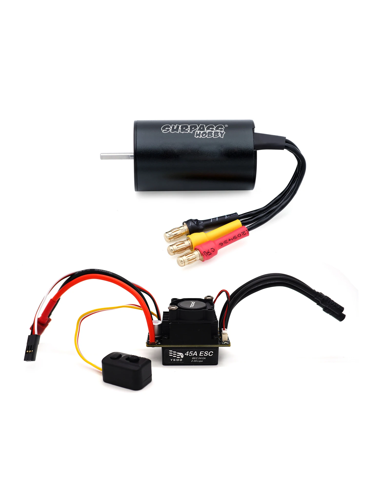 SURPASSHOBBY 35A 45A ESC M2430 2435 2440 2838 2845 Borstelloze Motor voor Wtloys Remo Timaya Redcat 1/12 1/14 1/16 1/18 RC Auto Boot