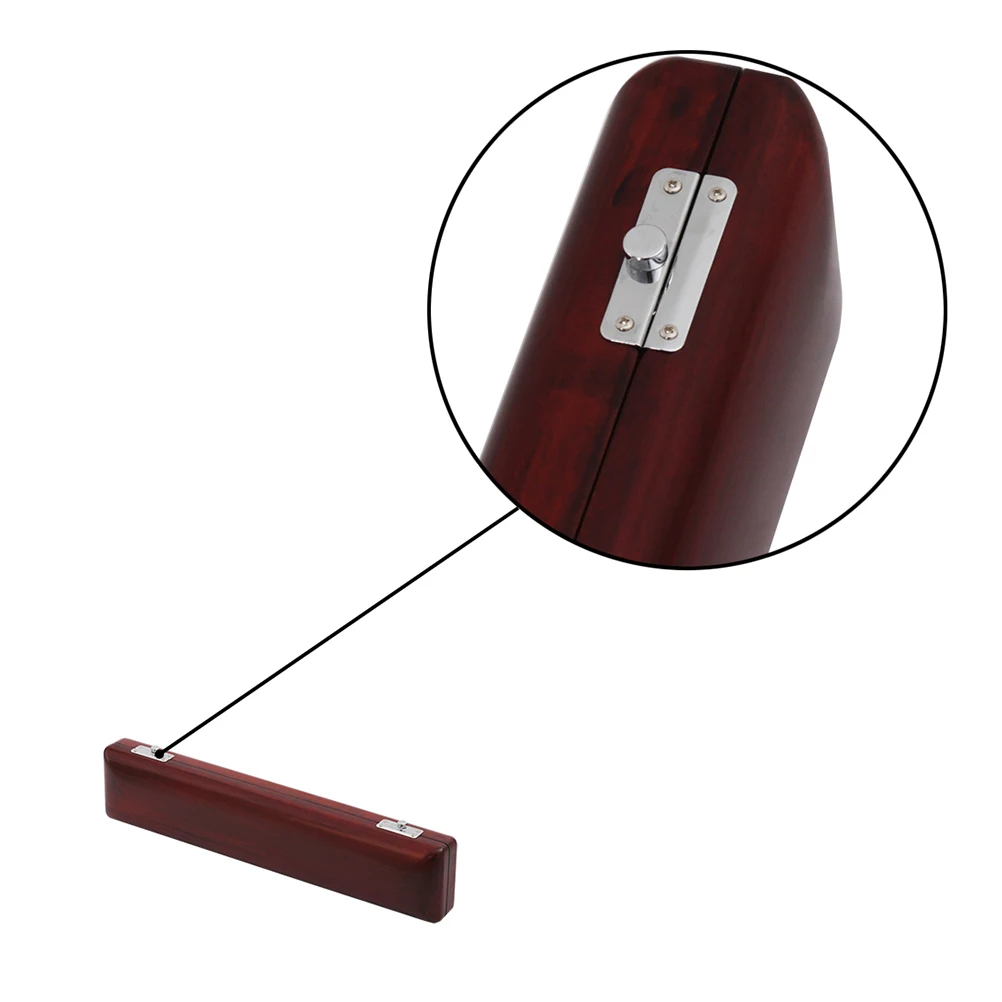 

16 Hole Flute Box Case For Music Lovers Rosewood Design Durable Scratch Resistant Classic Style Instrument