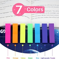 140 Pcs Sticky Notes Flags 7 Color Tabs Index Flag Bright Colors Page Index Stickers Translucent Page Makers for Page Bookmarks