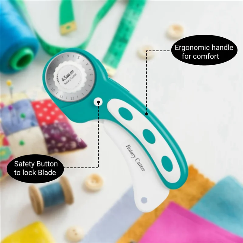 【TODAY-SOLO!】 Cortador rotativ - Rotary Cutter Fabric avaliação e preço