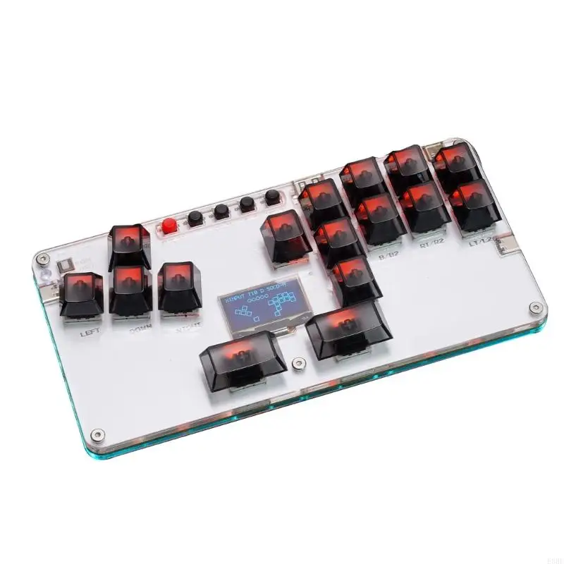 Tastiera da gioco E8BE 16Keys Casa da gioco All INSCLED ARCADE STIVO PER PC