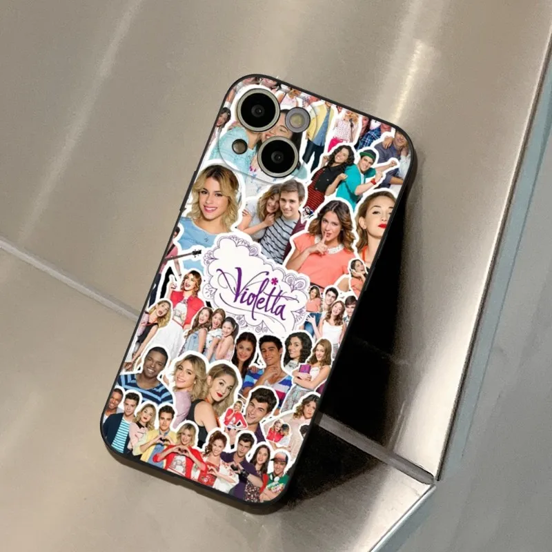 Violetta tv show cell Phone Case FOR IPhone 14 13 11 12 Pro 8 7 Plus X 13 Pro MAX XR XS MINI SE 2020 Black Covers