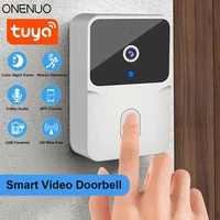 Tuya WiFi Video timbre inalámbrico HD cámara IR alarma seguridad inteligente timbre de puerta de casa WiFi intercomunicador para el hogar