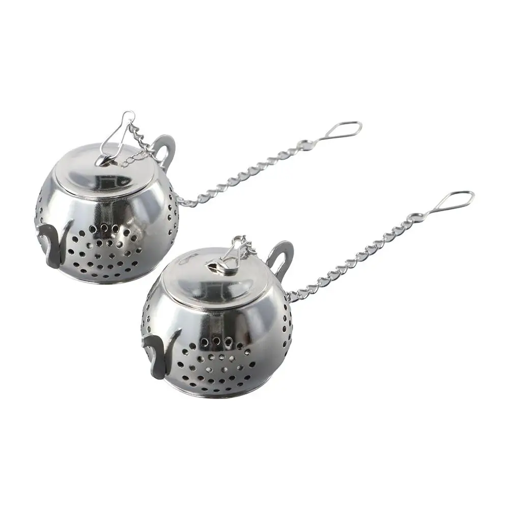 Creative Tea Accessories Reusable Non-rust Bird Duck Teapot Shape Spice Strainer Coffee Filter Herbal Spice Filter Tea Infuser