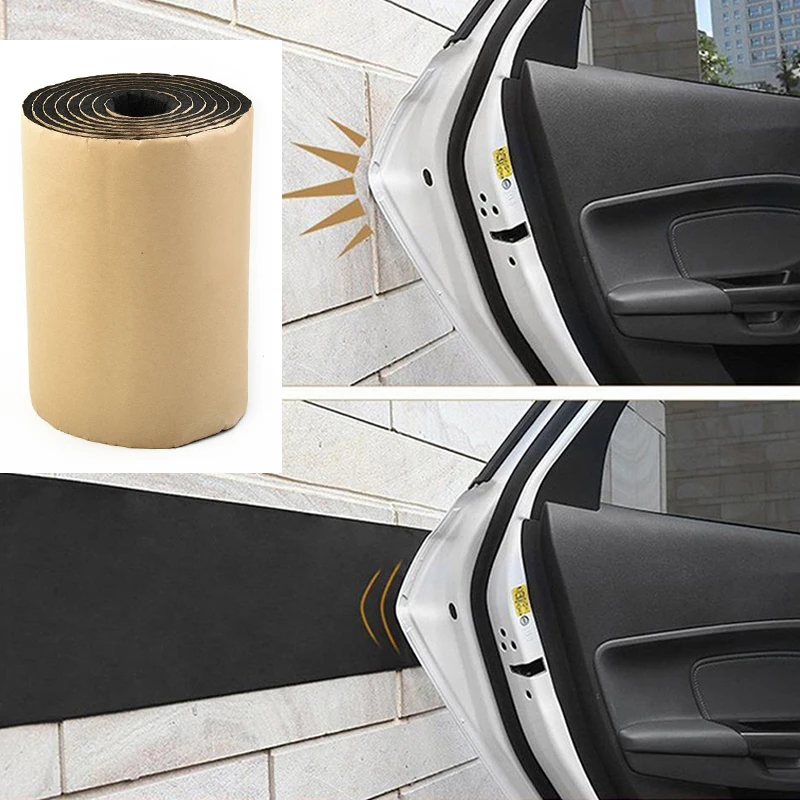 Anti Collision Car Door Protector Garage Rubber Wall Safety Edge Guard Bumper Sticker Scratch Protector Car Crash Bar 250x20cm