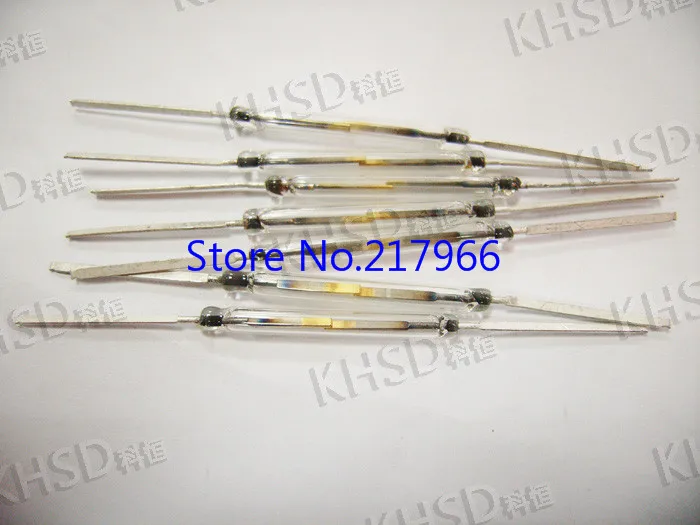 10PCS ,Normally open reed : JAG-2 glass white glass diameter 3MM length 38MM, Free Shipping