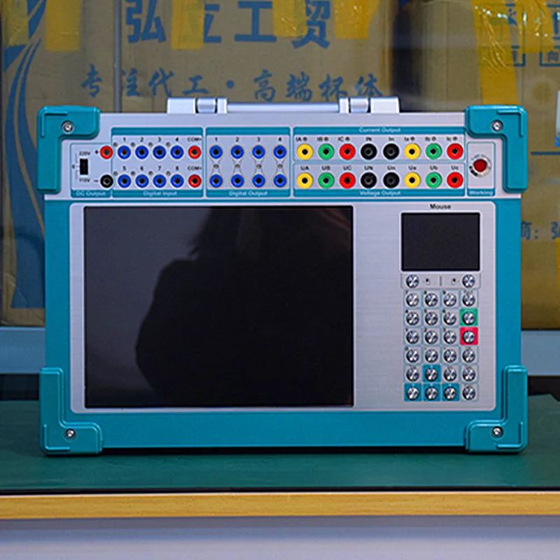 High Accuracy 110V-220V 50/60Hz Microcomputer Secondary Current Injection Tester 6 Six Phase Protection Relay Tester Equipment