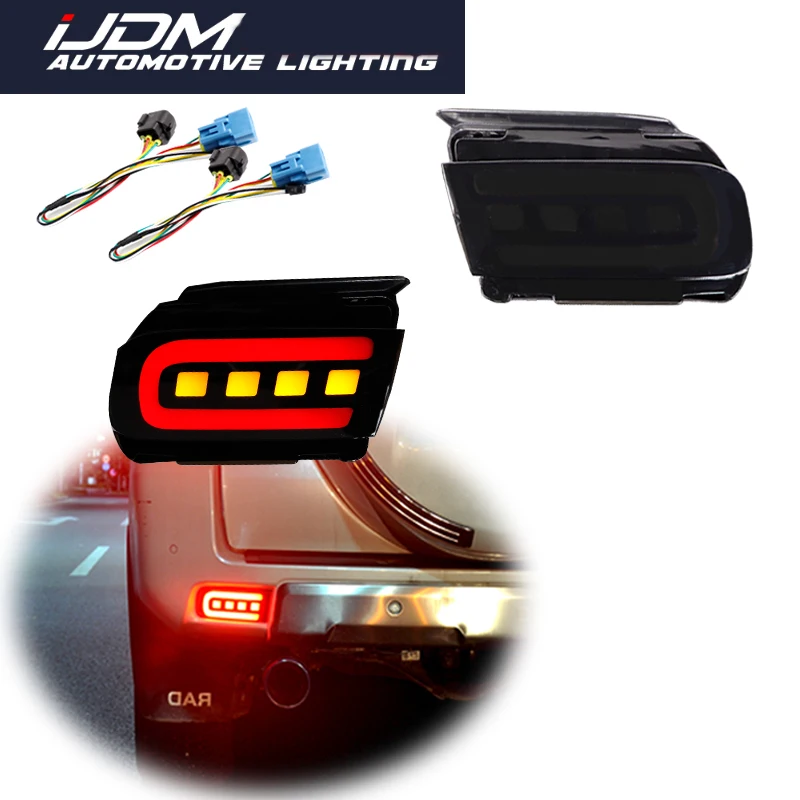 

For Toyota Land Cruiser Prado 150 LC150 FJ150 GRJ150 2010-2019 LED Rear Bumper Reflectors Tail/Brake Rear Fog Lights Turn Lights