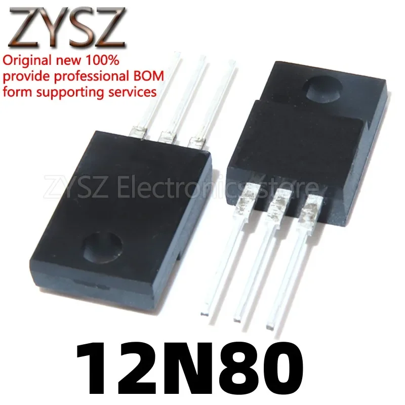 5PCS FQPF12N80C 12N80 onlajn TO-220F 12A 800V MOSFET