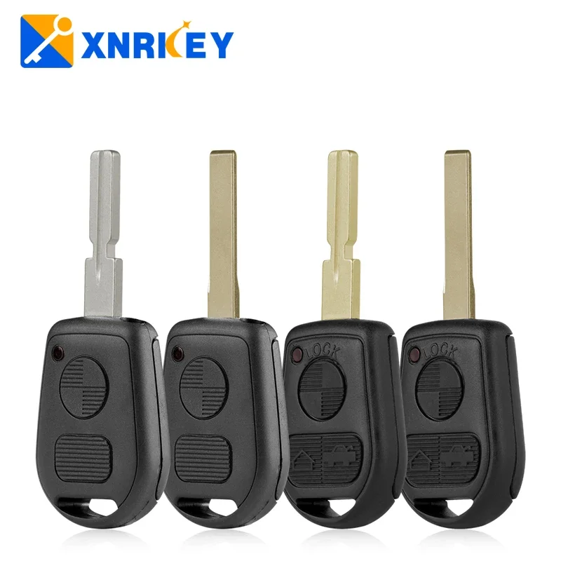 

XNRKEY 2/3 Button Car Remote Key Shell HU58/HU92 Blade for BMW E31 E32 E34 E36 E38 E39 E46 Z3 Key Case Cover Replacement