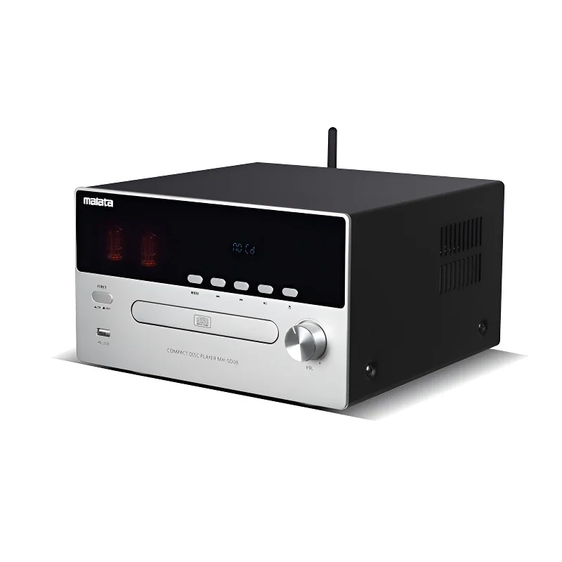 

Универсальный HIFI CD-плеер со встроенной вакуумной трубкой, выходная мощность 50 Вт * 2, Bluetooth 5,2, музыкальный проигрыватель компакт-дисков без потерь, оптический коаксиальный