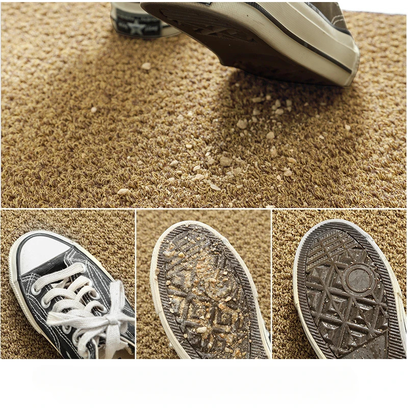 Polypropylene fiber door mat Anti slip and water absorption carpets Balcony,Entrance wear resistant Cleaning the soles of shoes