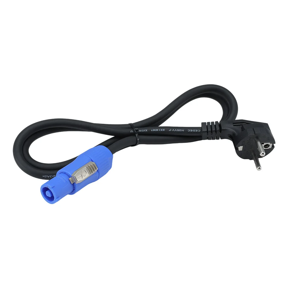 Powercon Plug Stage Light Power Supply Cord High Quality Black 3core 1M 2M 3M Power Connect Cable DMX Light LED Light Event Show
