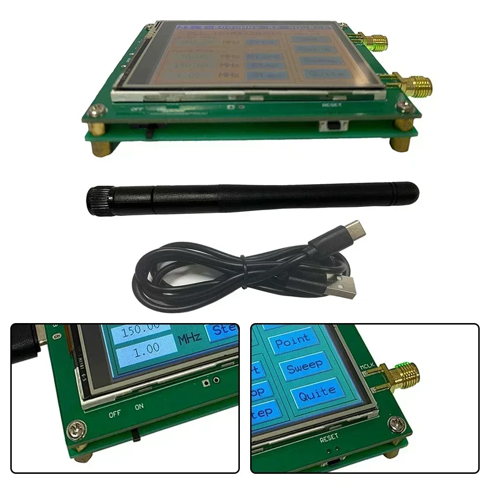 1 Pc MAX2870 Rf Signal Generator Source 23~6000Mhz High For  Frequen Full-Frequency Sweep RF Generator Tool And Accessories