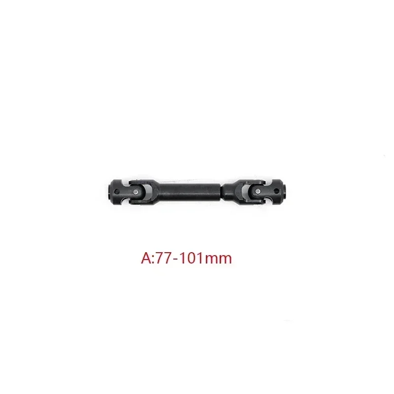 95-110MM 105-140MM 1/10 RC 크롤러 자동차 축 SCX10 90046 CAPRA Trxs TRX4 Redcat Gen8 용 경화 강철 드라이브 샤프트