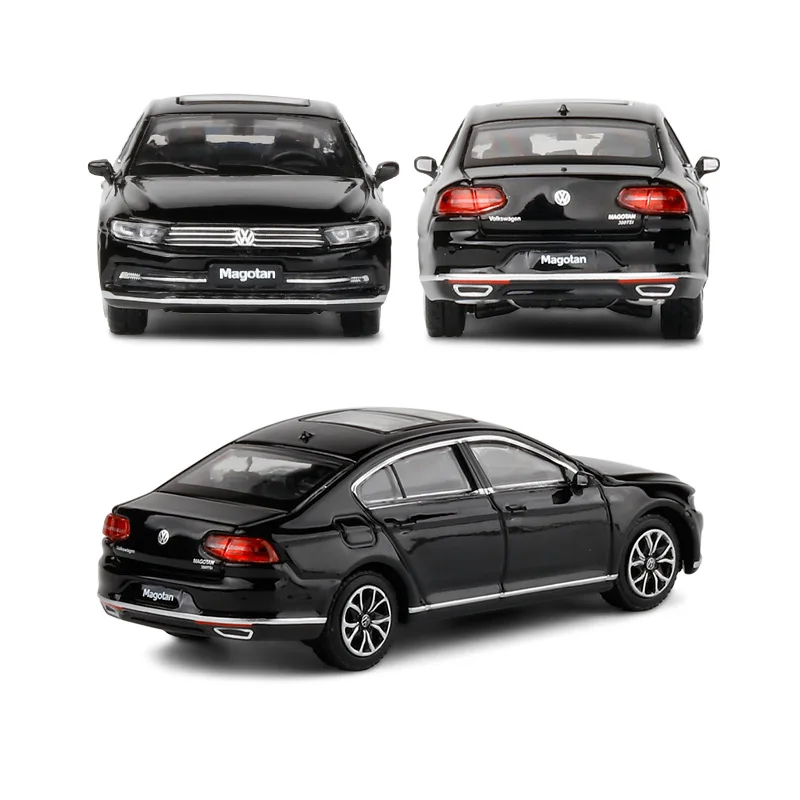 1:64 Volkswagen Magotan Miniature Model Diecast Metal Zinc Alloy Toy Car 1/64 JKM Classical Vehicle Free Wheels Collection Gift