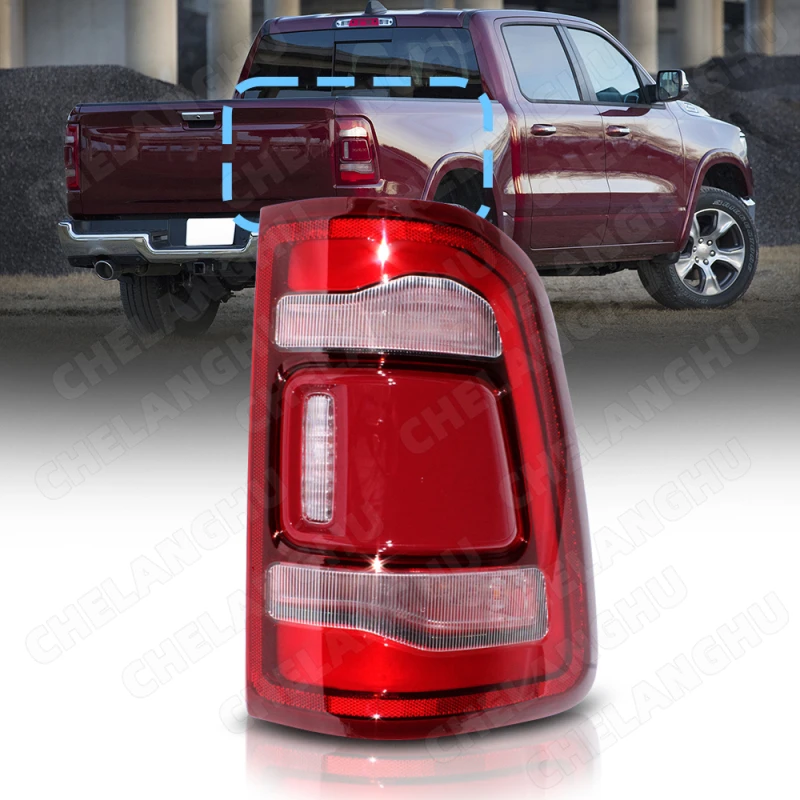 1Pc Right Side Tail Rear Lamp light For Dodge RAM 1500 2019 2020 2021 Auto LED Stop Brake Lamp Turn Signal 11Pin Taillight