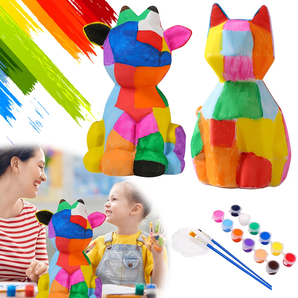 Набор для рисования на тему кошки/оленя