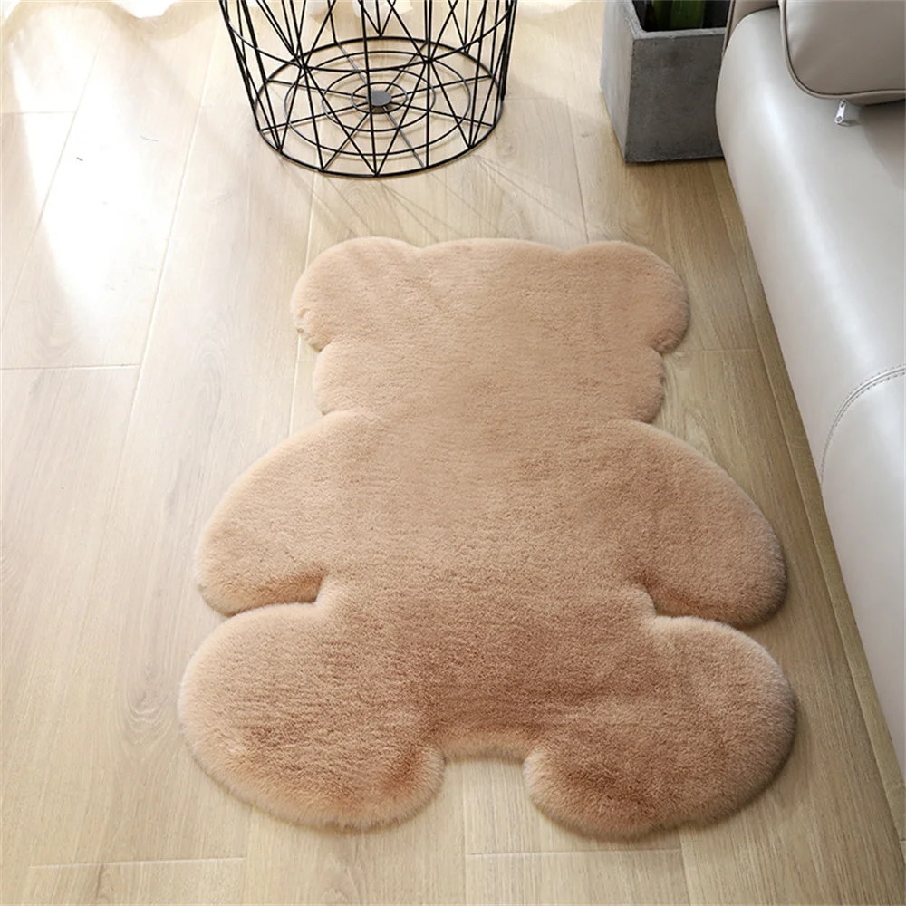 Animal Fluffy Rugs Carpets for Living Room Decor Faux Fur Rugs Long Plush Rugs for Bedroom Area Rug for Living Room