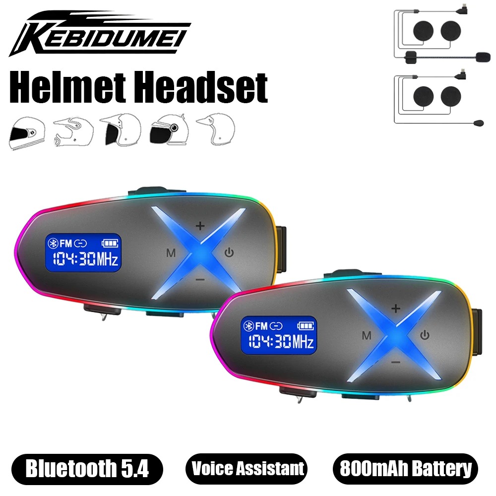 Helmet Headset Moto…