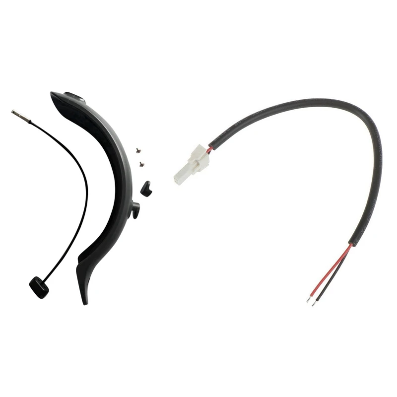 Rear Mudguard Fender+Taillight & Led Smart Tail Light Cable for Xiaomi Mijia