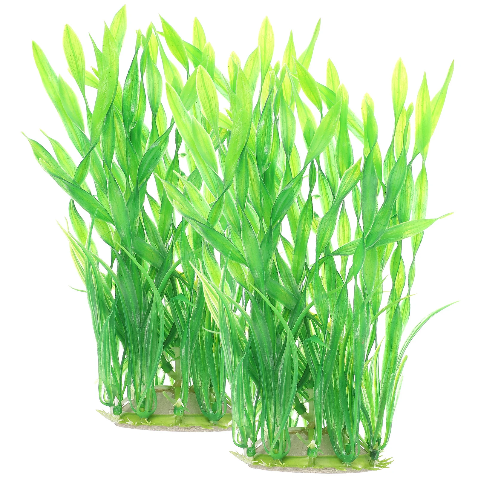

2Pcs Simulation Aquatic Plants Fake Fish Tank Decor Durable Artificial Aquarium Ornament Betta Fish Accessories
